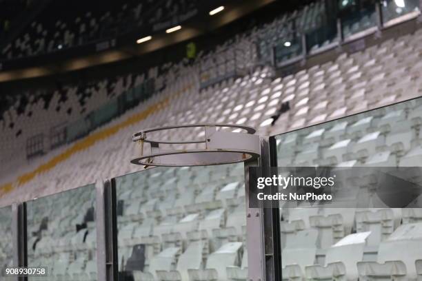 The Curva Scirea during the Serie A football match between Juventus FC and Genoa CFC at Allianz Stadium on 22 January, 2018 in Turin, Italy.