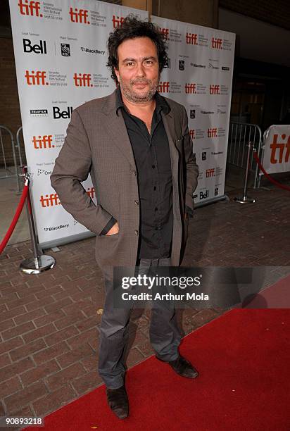 Director Arnaud Larrieuv attends the "Les Derniers Jours Du Monde" premiere held at the Ryerson Theatre during the 2009 Toronto International Film...