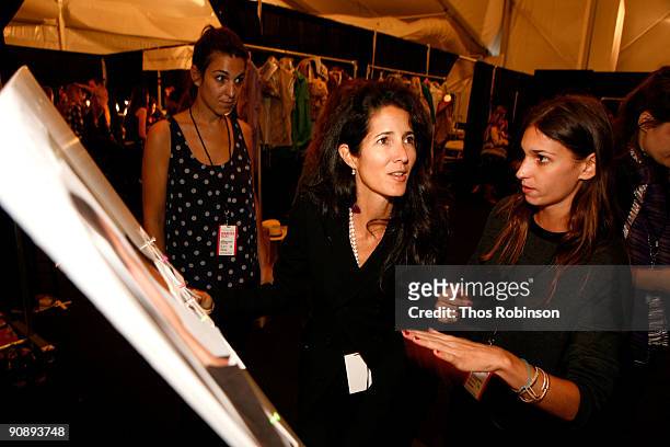 Designer Amanda Ross attends Cardon at Argentine Designer Collections at Bryant Park on September 17, 2009 in New York, New York.