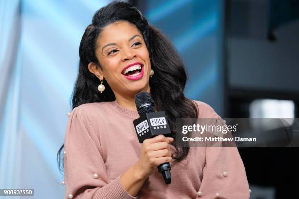 Actress Susan Kelechi Watson attends the Build Series to discuss "This Is Us" on January 22, 2018 in New York City.