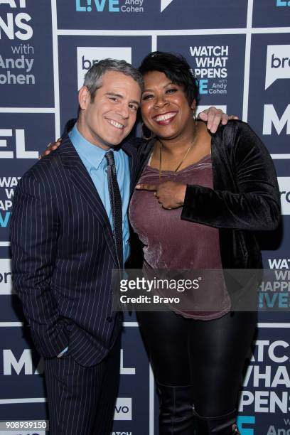 Pictured : Andy Cohen and Heather B. --