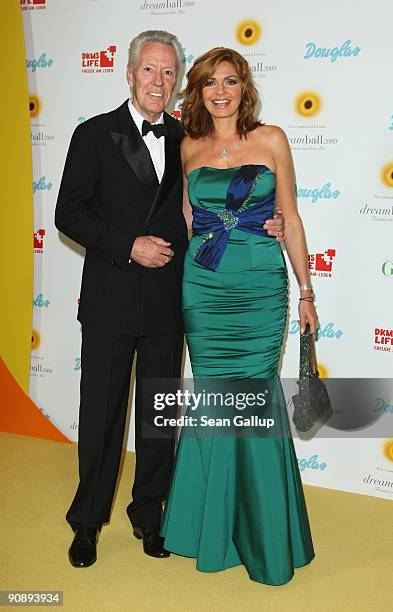 Actress Maren Gilzer and Egon Freiheit attend the dreamball 2009 charity gala at the Ritz-Carlton on September 17, 2009 in Berlin, Germany.