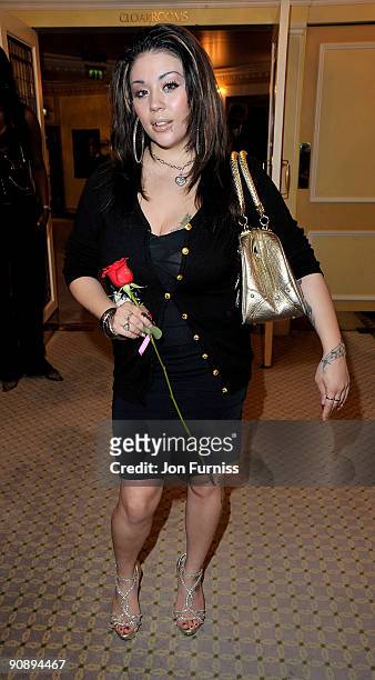 Singer Mutya Buena attends the Ndoro Children's Charities fundraising gala at Dorchester Hotel on September 17, 2009 in London, England.