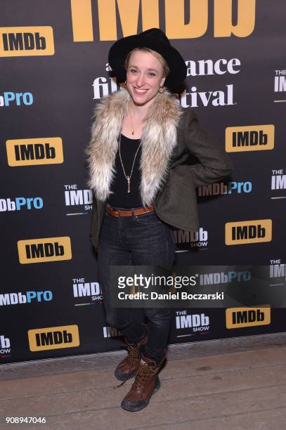 Actor Jane Stephens Rosenthal of 'Halfway There' attends The IMDb Studio at The Sundance Film Festival on January 22, 2018 in Park City, Utah.