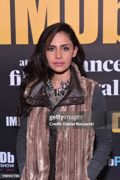 Actor Nishi Munshi of 'Halfway There' attends The IMDb Studio at The Sundance Film Festival on January 22, 2018 in Park City, Utah.