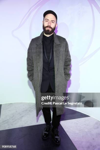 Woodkid attends Le Bal Surrealiste Dior during Haute Couture Spring Summer 2018 show as part of Paris Fashion Week on January 22, 2018 in Paris,...