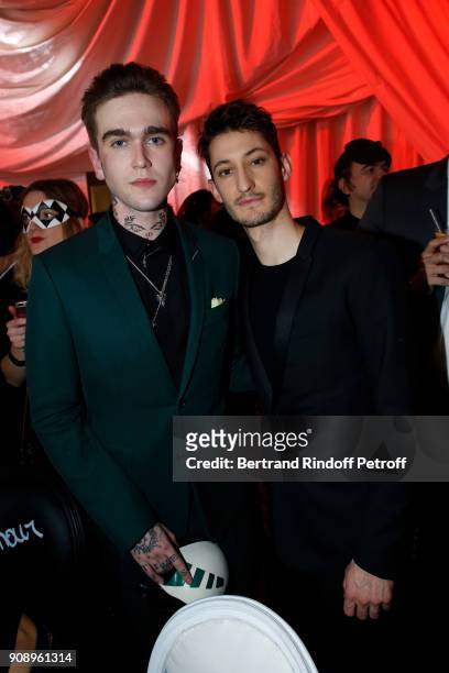 Gabriel-Kane Day-Lewis and Pierre Niney attend Le Bal Surrealiste Dior during Haute Couture Spring Summer 2018 show as part of Paris Fashion Week on...