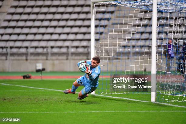 Jean Lous Leca of AC Ajaccio during the Ligue 2 match between Paris FC and AC Ajaccio on January 22, 2018 in Paris, France.