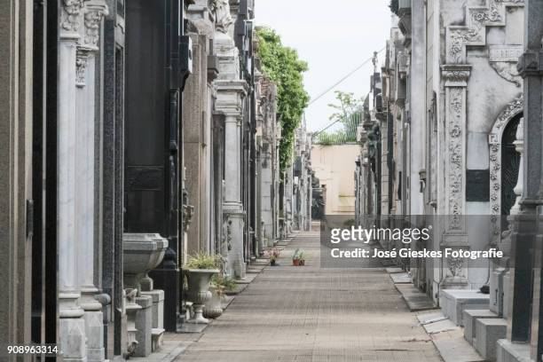 cementerio de la recoleta - la recoleta stock pictures, royalty-free photos & images