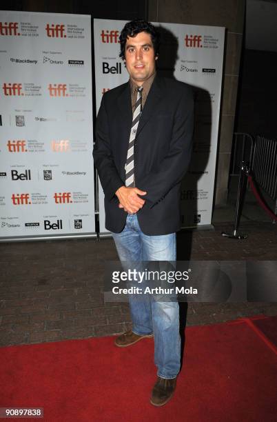 Actor Paul Skrudland attends the "Excited" premiere at the Ryerson Theatre during the 2009 Toronto International Film Festival on September 17, 2009...