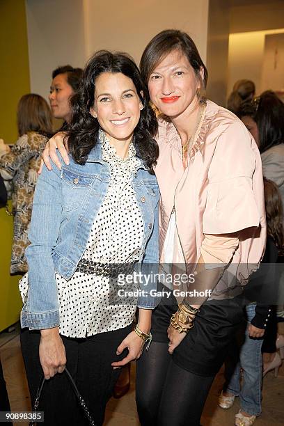 Founder of Baby Buggy, Jessica Seinfeld , and Creative Director of J. Crew, Jenna Lyons, attend the Crewcuts-On-Madison Opening Party with Baby Buggy...
