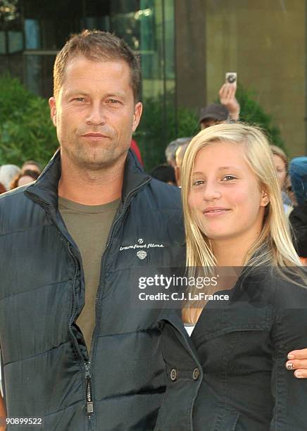 Actor Til Schweiger and Actress Luna Schweiger arrives at the "Phantom Pain" screening during the 2009 Toronto International Film Festival held at...