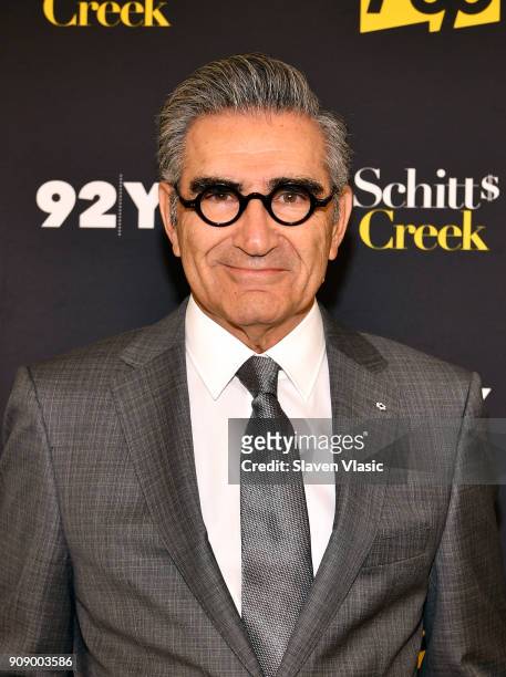 Actor/writer/producer Eugene Levy attends An Evening with the Cast of "Schitt's Creek" at 92nd Street Y on January 22, 2018 in New York City.