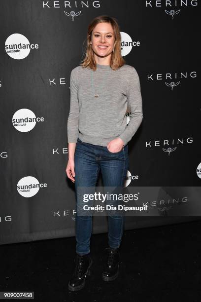 Actor Tonya Glanz attends The Women In Motion Program at The Claim Jumper on January 22, 2018 in Park City, Utah.