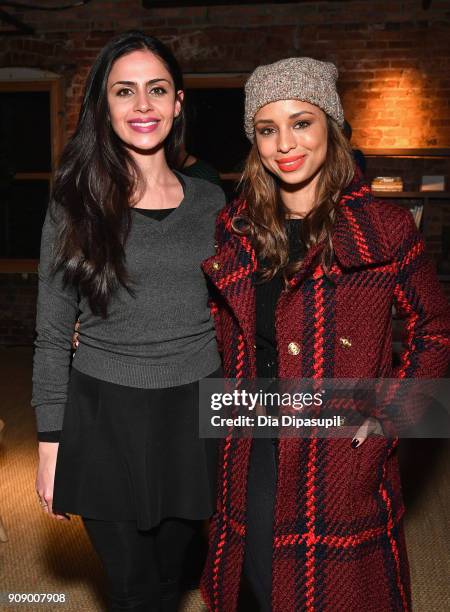 Nishi Munshi and Brytni Sarpy attend The Women In Motion Program at The Claim Jumper on January 22, 2018 in Park City, Utah.