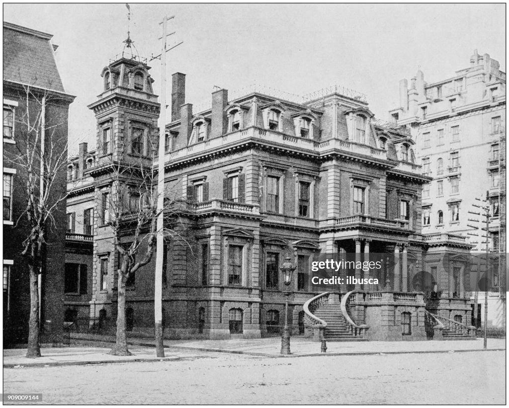 Antique photograph of World's famous sites: Union club league, Philadelphia