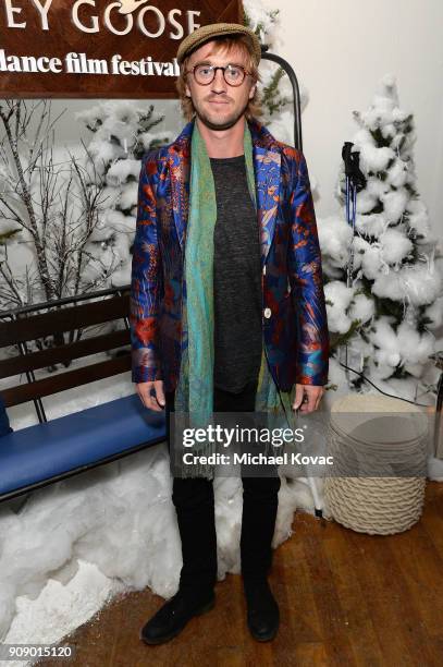 Tom Felton attends the "Ophelia" after party at Sundance Film Festival 2018 at The Grey Goose Blue Door on January 22, 2018 in Park City, Utah.