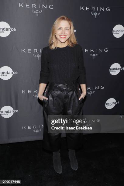 Producer Laura Rister attends the Women in Motion Talk, Presented by Kering, at The Sundance Film Festival at The Claim Jumper on January 22, 2018 in...