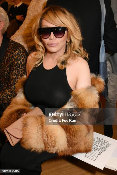 Allanah Starr attends the On Aura Tout Vu Haute Couture Spring Summer 2018 show as part of Paris Fashion Week on January 22, 2018 in Paris, France.