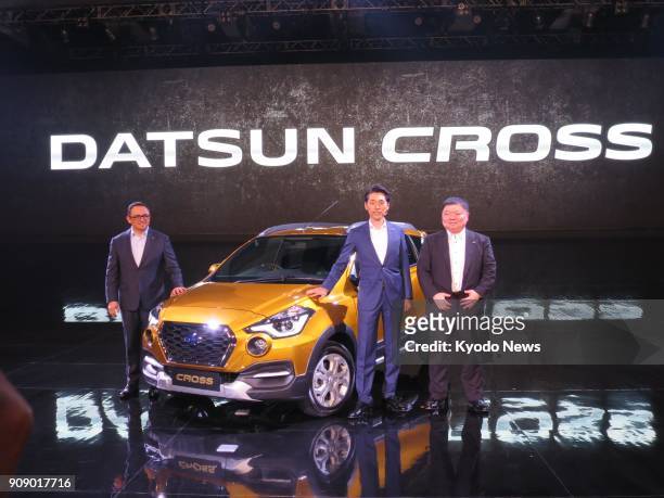 Jose Roman , corporate vice president of Nissan Motor Co. And global head of the Datsun business unit, and Eiichi Koito , president of PT. Nissan...