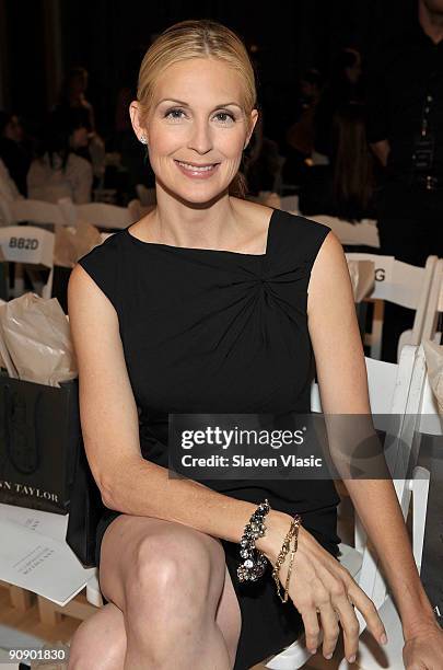 Kelly Rutherford attends the Ann Taylor Fall 2009 "See Now, Wear Now" Runway Show at the New York Public Library - Celeste Bartos Forum on September...