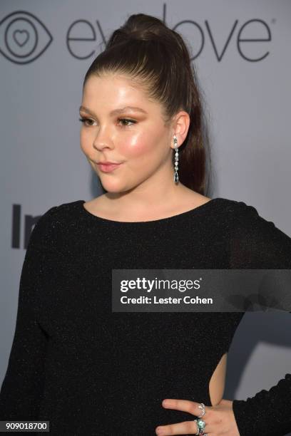 Actor Hannah Zeile attends 19th Annual Post-Golden Globes Party hosted by Warner Bros. Pictures and InStyle at The Beverly Hilton Hotel on January 7,...