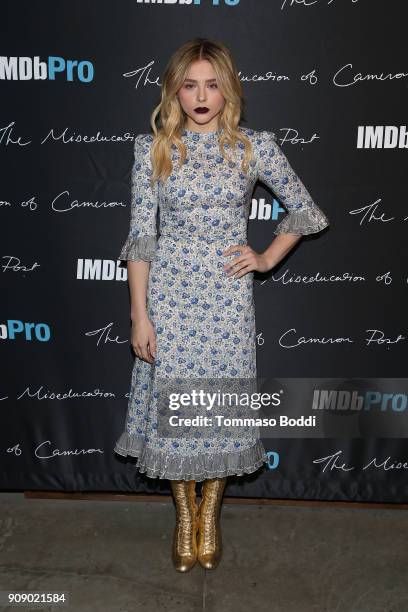 Actor Chloe Grace Moretz attends The IMDbPro Party to Celebrate the Premiere of 'The Miseducation of Cameron Post' and Launch of IMDbPro's New iPhone...