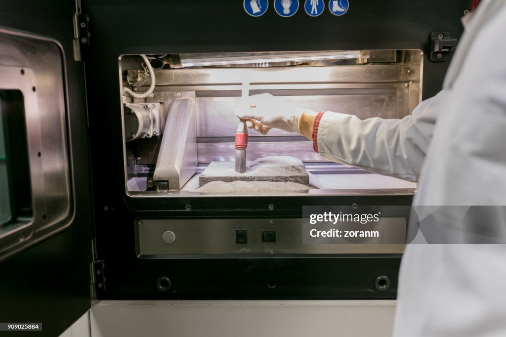 Powder Printer Models 3d Powder Printer High-Res Stock Photo - Getty Images