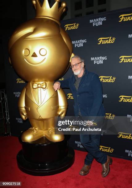 Actor Robert Englund attends the premiere of "Making Fun: The Story Of Funko" at TCL Chinese 6 Theatres on January 22, 2018 in Hollywood, California.