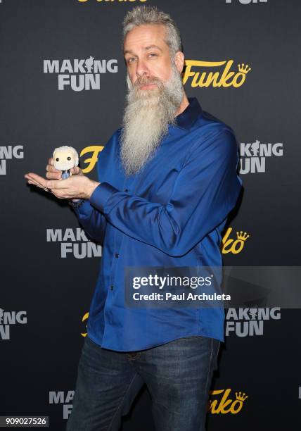 Actor / Comic Book Writer Bryan Johnson attends the premiere of "Making Fun: The Story Of Funko" at TCL Chinese 6 Theatres on January 22, 2018 in...