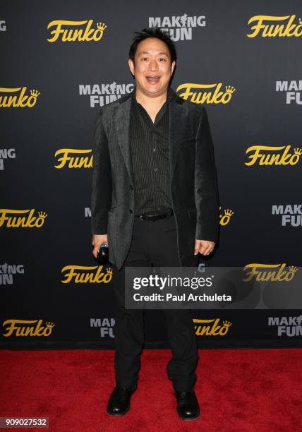 Actor Ming Chen attends the premiere of "Making Fun: The Story Of Funko" at TCL Chinese 6 Theatres on January 22, 2018 in Hollywood, California.