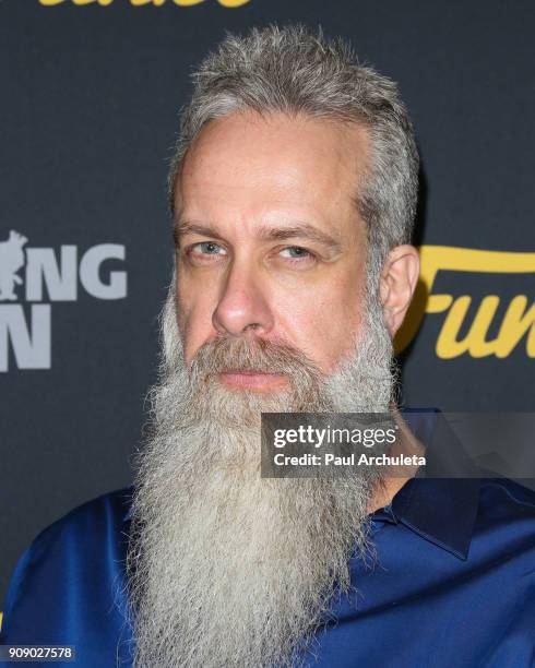 Actor / Comic Book Writer Bryan Johnson attends the premiere of "Making Fun: The Story Of Funko" at TCL Chinese 6 Theatres on January 22, 2018 in...