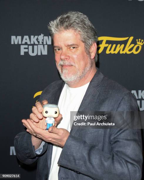 Actor Mike Zapcic attends the premiere of "Making Fun: The Story Of Funko" at TCL Chinese 6 Theatres on January 22, 2018 in Hollywood, California.