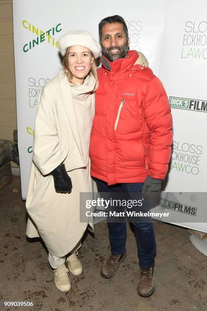 Guests attend the Cinetic Sundance Party 2018 at High West Distillery on January 22, 2018 in Park City, Utah.