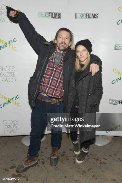 Guests attend the Cinetic Sundance Party 2018 at High West Distillery on January 22, 2018 in Park City, Utah.