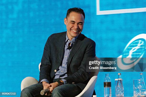 Patrick Grove, chief executive officer of Catcha Group, reacts during a panel discussion at the Invest Malaysia Conference in Kuala Lumpur, Malaysia,...