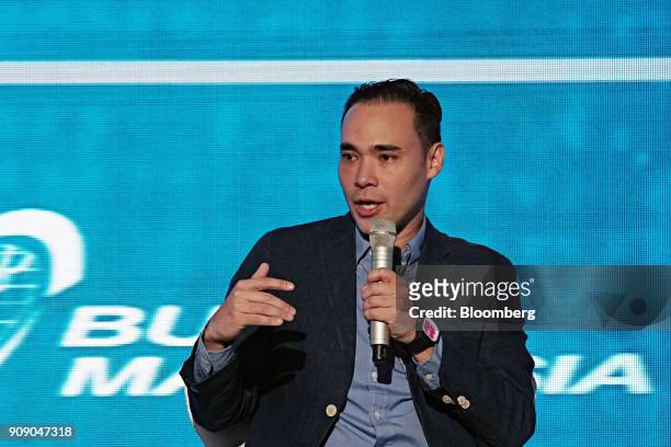 Patrick Grove, chief executive officer of Catcha Group, speaks during a panel discussion at the Invest Malaysia Conference in Kuala Lumpur, Malaysia,...