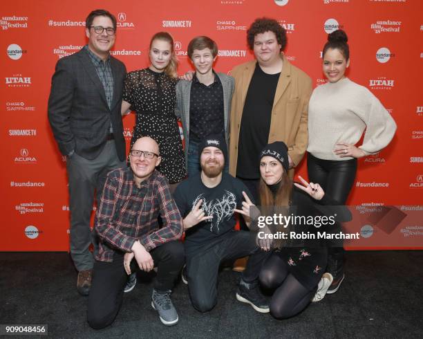 Actors Rich Sommer, Tiera Skovbye, Graham Verchere, Susie Castillo, Caleb Emery, Directors Yoann-Karl Whissell, Francois Simard, and Anouk Whissell...