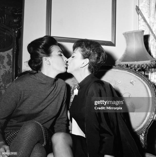 Liza Minnelli is pictured with her mother Judy Garland, 42. Liza has flown to London to talk about her big chance - a British television show they...