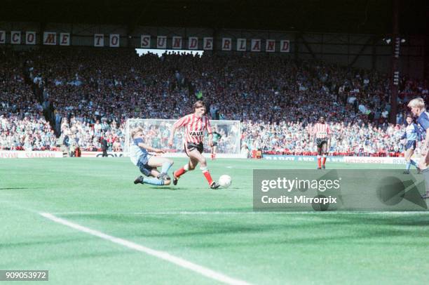 Sunderland 2-1 Middlesbrough, Division Two league match at Roker Park, Sunday 27th August 1989.