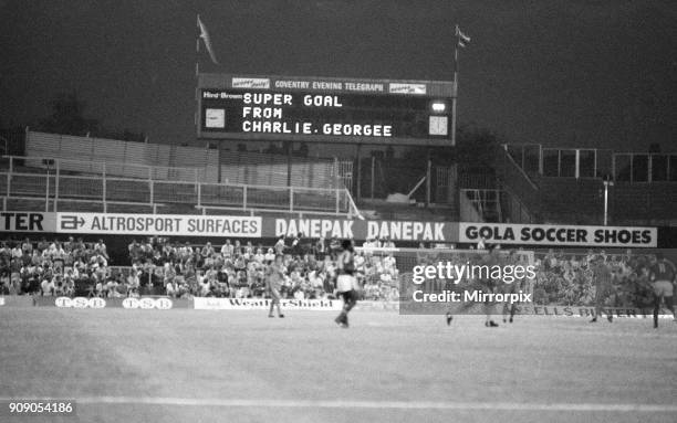 Coventry City v Zimbabwe, Pre Season Friendly at Highfield Road, Friday 19th August 1983.