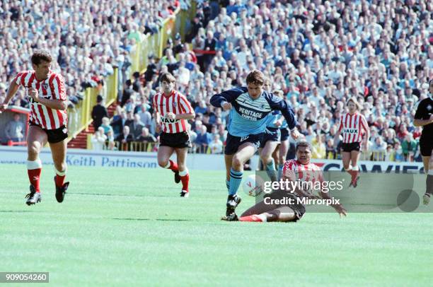 Sunderland 2-1 Middlesbrough, Division Two league match at Roker Park, Sunday 27th August 1989.