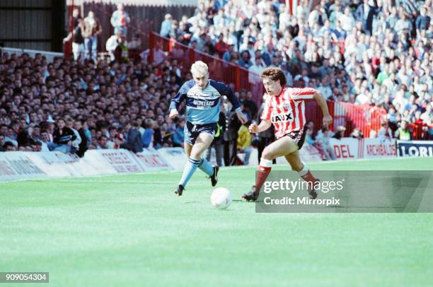 Sunderland 2-1 Middlesbrough, Division Two league match at Roker Park, Sunday 27th August 1989. Stuart Ripley.