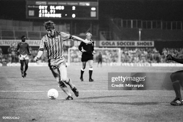 Coventry City v Zimbabwe, Pre Season Friendly at Highfield Road, Friday 19th August 1983.