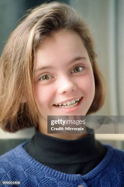 Year old Christina Ricci, junior star in the blockbuster movie 'The Addams Family', 9th December 1991.