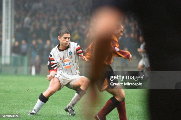 Swansea 2 - 0 Bradford, League Division Two match held at Vetch Field. Frank Lampard playing in his first match for Swansea, 7th October 1995.