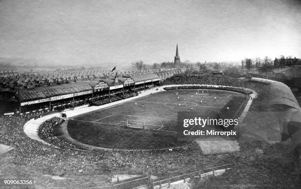 Villa Park football stadium, home to Aston Villa Football Club, 1907.