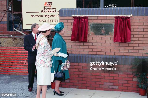 Queen Elizabeth II visiting Middlesbrough to open Pallister Park. The mayor of Middlesbrough, Eileen Berryman was also in attendance. The Queen...