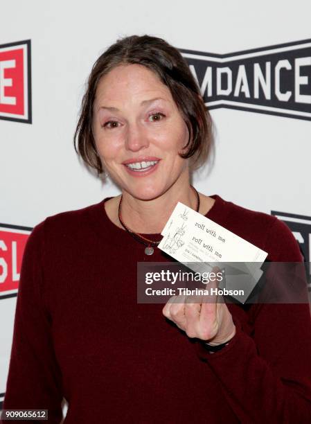 Jorja Fox attends the 'Roll With Me' premiere at the 2018 Slamdance Film Festival at Treasure Mountain Inn on January 22, 2018 in Park City, Utah.