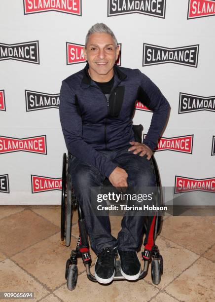 Gabriel Cordell attends the 'Roll With Me' premiere at the 2018 Slamdance Film Festival at Treasure Mountain Inn on January 22, 2018 in Park City,...